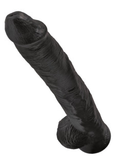 14" Cock with Balls Black 2