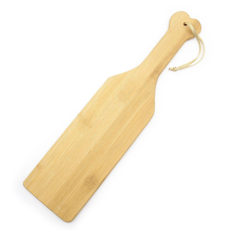 Paddle In Legno Bambù - fustigatore denso e resistente per il Bdsm.