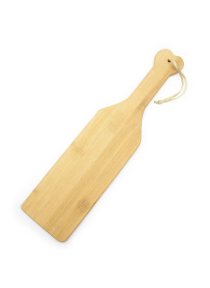Paddle In Legno Bambù - fustigatore denso e resistente per il Bdsm.