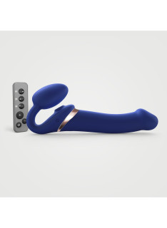 Multi Orgasm Bendable Strap-on L Blue