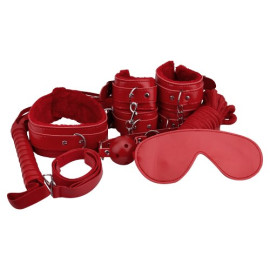 Kit Bondage 8 Pezzi Rosso