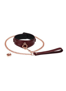 Luxury Collar Leash Red 1