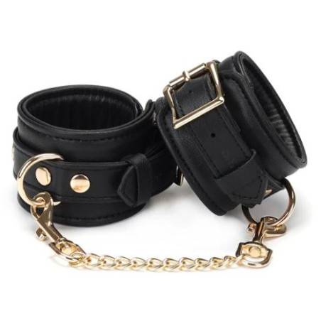 Luxury Leather Cuffs Black