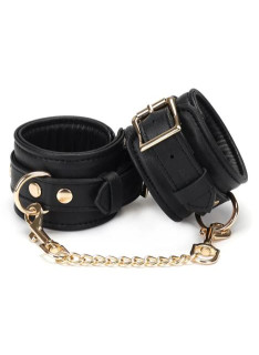 Luxury Leather Cuffs Black