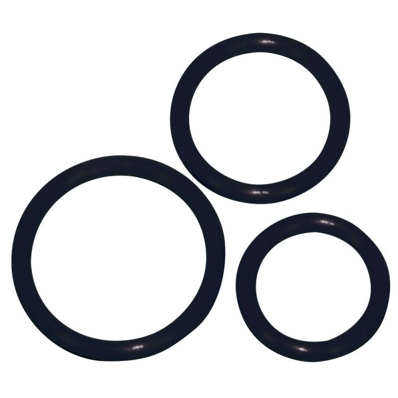 Set Anelli Fallici Neri