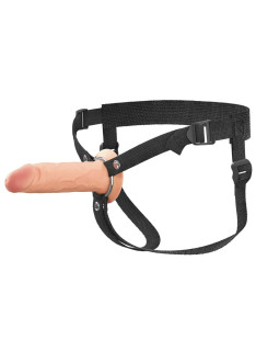 6" Hollow Silicone Strap-on