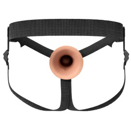 7" Hollow Silicone Strap-on 2