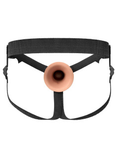 7" Hollow Silicone Strap-on 2