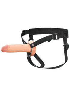 7" Hollow Silicone Strap-on