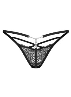 String Nero Con Gioiello 2