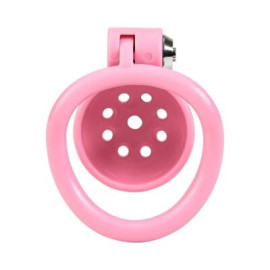 Micro Pink Chastity Cage 2