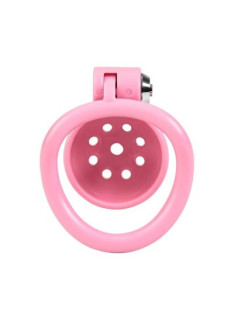 Micro Pink Chastity Cage 2