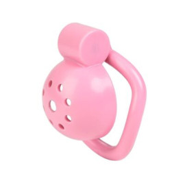Micro Pink Chastity Cage 3