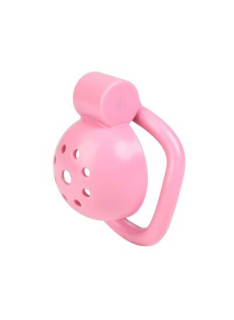 Micro Pink Chastity Cage 3