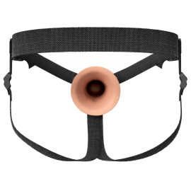8" Hollow Silicone Strap-on 2