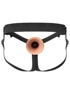 8" Hollow Silicone Strap-on 2