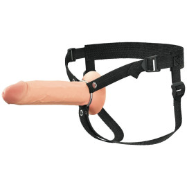 8" Hollow Silicone Strap-on