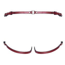 Leather Red Harness S/M 2