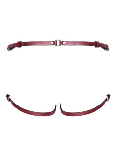 Leather Red Harness S/M 2