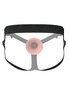 5" Hollow Silicone Strap-on 3