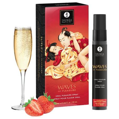 Shunga Oral Pleasure Spray Fragola Vino