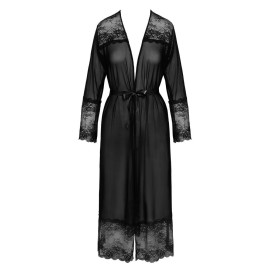 Kimono Lungo Con Pizzo