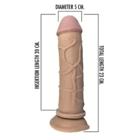 Dildo Realistico Tpe 23cm 2