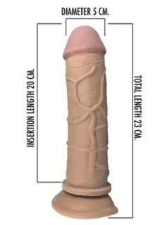 Dildo Realistico Tpe 23cm 2