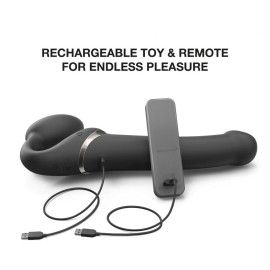 Multi Orgasm Bendable Strap-on S Black 3