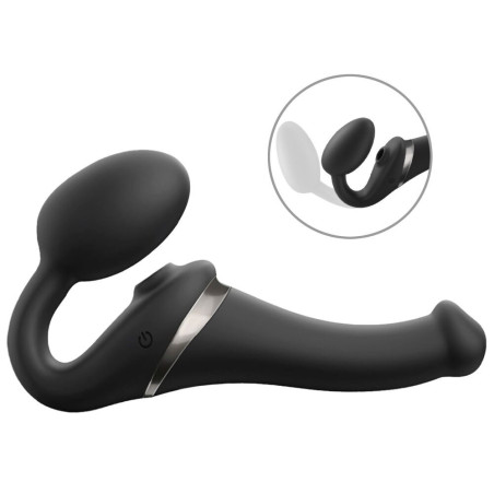 Multi Orgasm Bendable Strap-on S Black