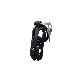 Black Chastity Cage Abs L