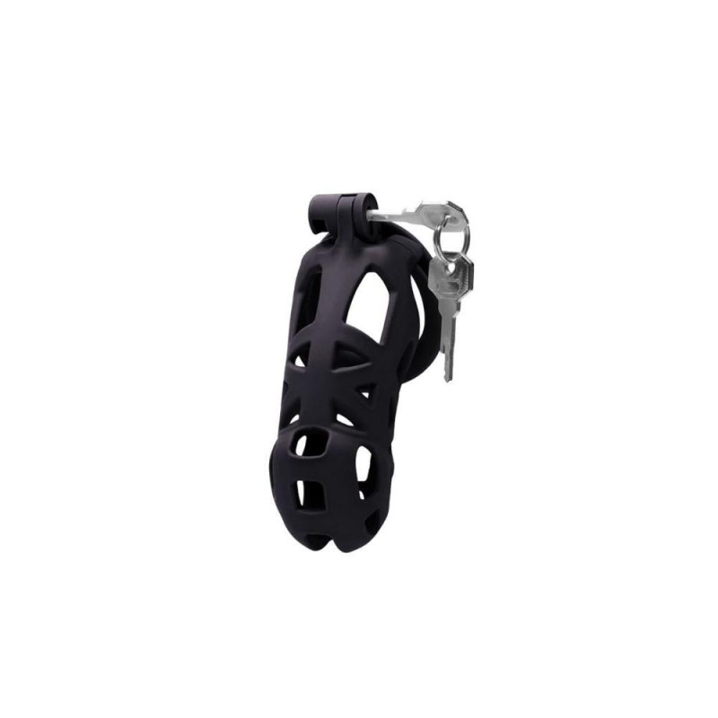 Black Chastity Cage Abs L