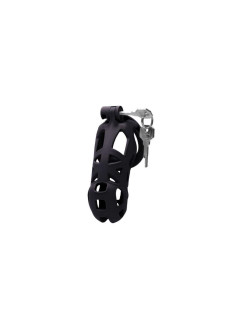 Black Chastity Cage Abs L