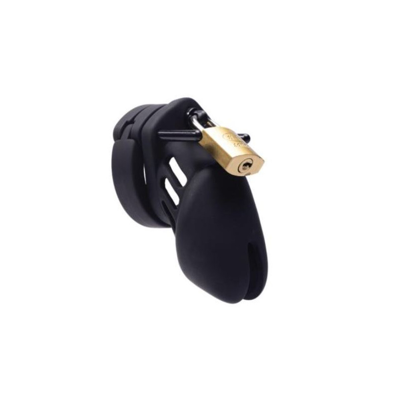 Black Chastity Cage Silicone