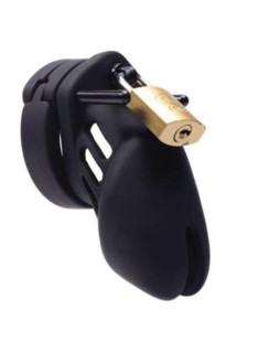Black Chastity Cage Silicone