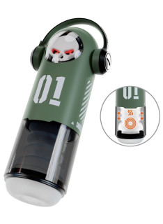Masturbatore Vibro Thrusting Warming