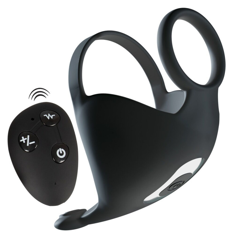 Cock ring with RC ball massager