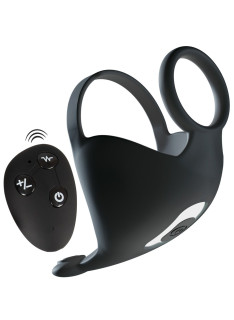 Cock ring with RC ball massager