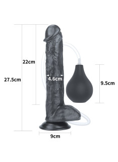 Dildo Che Schizza 27cm nero