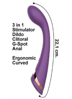Curve Purple Vibratore Punto G 2