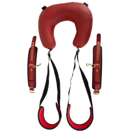 Neck Cushion Thigh Restraint Set - Kit Costrittivo Bondage Collo, Polsi e Gambe 3
