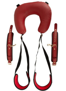 Neck Cushion Thigh Restraint Set - Kit Costrittivo Bondage Collo, Polsi e Gambe 3