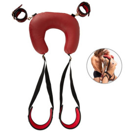 Neck Cushion Thigh Restraint Set - Kit Costrittivo Bondage Collo, Polsi e Gambe
