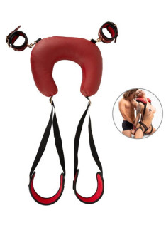 Neck Cushion Thigh Restraint Set - Kit Costrittivo Bondage Collo, Polsi e Gambe