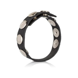 Leather Multi-Snap Ring - anello fallico con bottoni in pelle