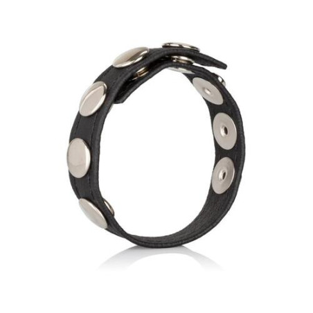 Leather Multi-Snap Ring - anello fallico con bottoni in pelle