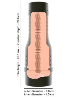Nicolette The V-Stroker - Masturbatore Maschile realistico simil pelle. 3