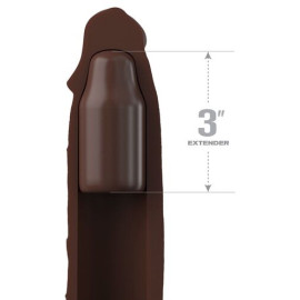 3“ Silicone X-Tension with Strap Black 2