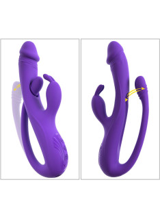Rabbit Vibrator with G-Spot/Anal Tickler 2