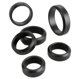 Cock & Ball Stretching Kit - Set di anelli fallici elastici per pene o testicoli. 3